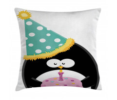 Party Hat Cake Newborn Pillow Cover