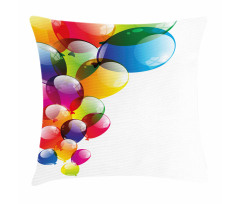 Vibrant Balloons Joy Pillow Cover