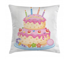 Candles and Candies Pillow Cover