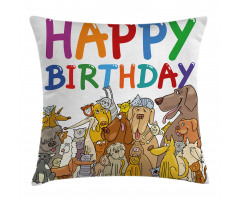 Streets Dogs Animals Pillow Cover