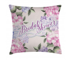 Bride Hydrangeas Pillow Cover