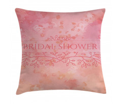 Bride Invitation Pillow Cover