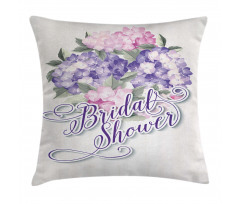 Shabby Hydrangeas Pillow Cover