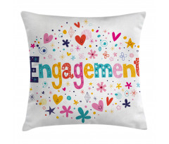 Engagement Party Pillow Cover
