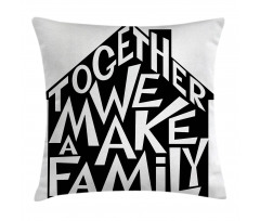 Family House Pillow Cover
