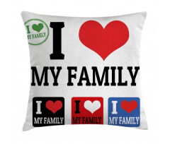 Family Signs Pillow Cover