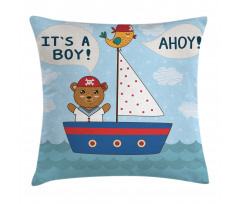 Baby Shower Bear Pillow Cover