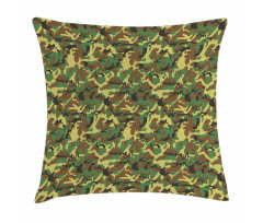 Woodland Abstract Jungle Pillow Cover