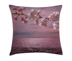 Cherry Tree Branch Pillow Cover