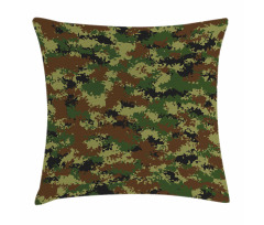 Grunge Graphic Camouflage Pillow Cover
