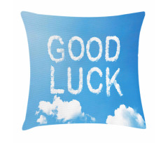 Message Sky Clouds Pillow Cover