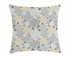 Style Yellow Flower Pillow Cover