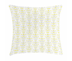 Flowers Leaf Swirl Pillow Cover