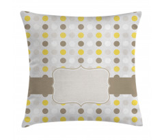 Polka Dots Image Pillow Cover