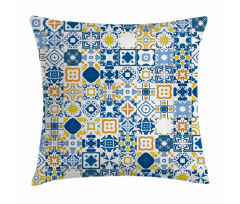 Mosaic Azulejo Pillow Cover