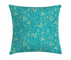 Twig and Leaves Pillow Cover