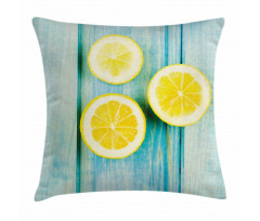 Juicy Slices Wood Pillow Cover