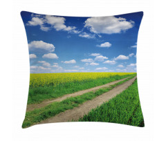 Rapeseeds Field Pillow Cover