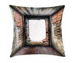 Abondoned Aged Interior Pillow Cover