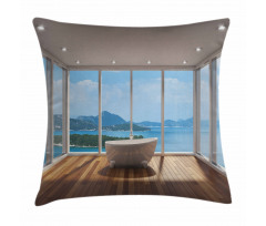 Bathtub and Islands Pillow Cover