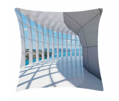 Skyscrapers Seascape View Pillow Cover