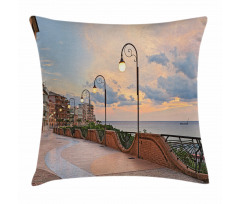 Dawn in Ortona Abruzzo Pillow Cover