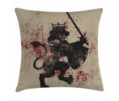 Courage Lion Pillow Cover