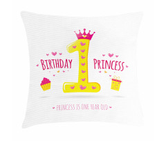 Princess Theme Party Pillow Cover