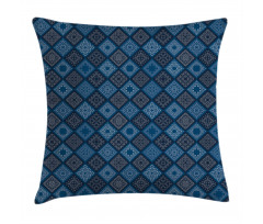 Detailed Squares Pillow Cover