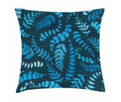 Floral Swirl Leaves Branch Pillow Cover