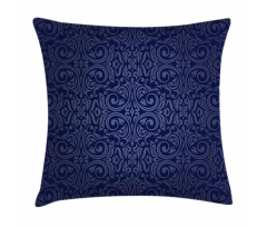 Blue Floral Old Design Pillow Cover