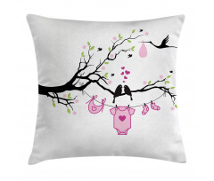 Newborn Girl Love Pillow Cover