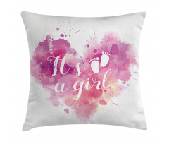 Hearts Pastel Girl Pillow Cover