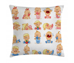 Newborn Gestures Pillow Cover