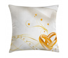 Rings Heart 3D Style Pillow Cover