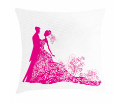 Dancing Couple Wedding Pillow Cover