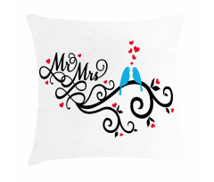 Mr. Mrs. Birds Branch Pillow Cover