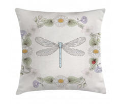 Farm Life Theme Dragonfly Pillow Cover