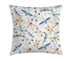 Minimalist Dragonflies Pillow Cover
