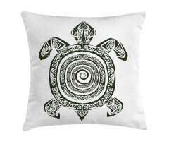 Turtle Maori Pillow Cover
