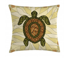 Turtle Zentangle Artwork Pillow Cover