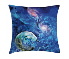 Planet Space Art Pillow Cover