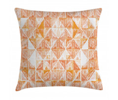 Triangular Grid Artwork Pillow Cover