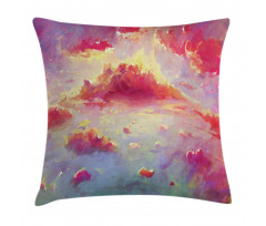 Vibrant Clouds Scenic Pillow Cover