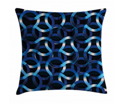 Curvy Modern Shapes Pillow Cover
