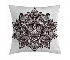 Floral Tattoo Art Pillow Cover