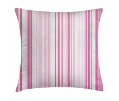 Vertically Striped Pillow Cover