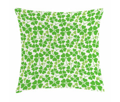 Gaelic Nature Clovers Pillow Cover