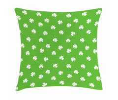 Polka Dots and Shamrocks Pillow Cover