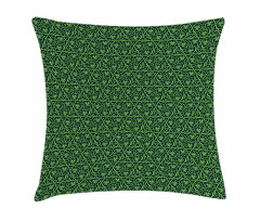 Intricate Clover Twigs Pillow Cover